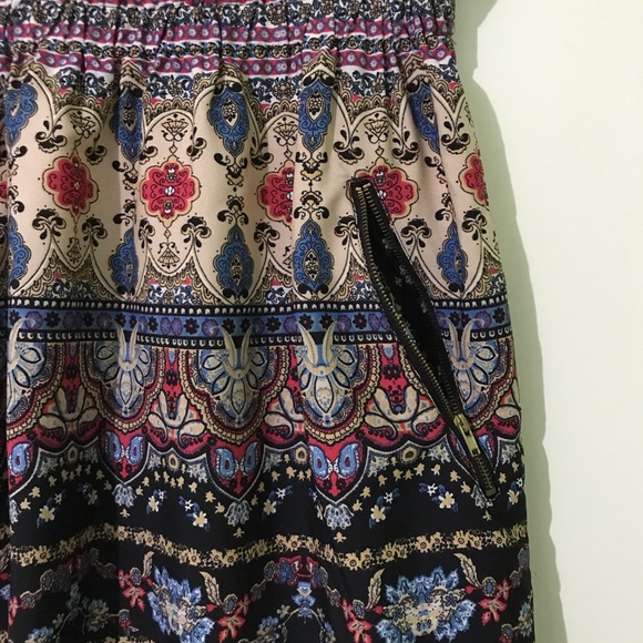 Print dress with pockets - Picture 3 of 5